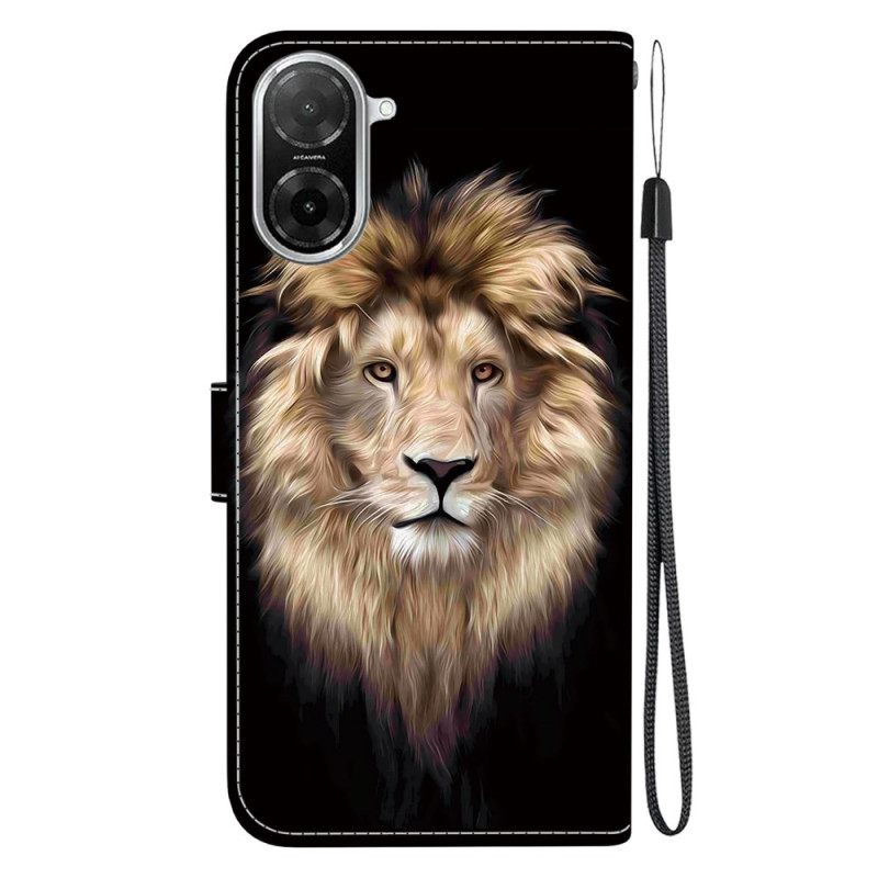 Δερματινη Θηκη Poco C71 Λιοντάρι