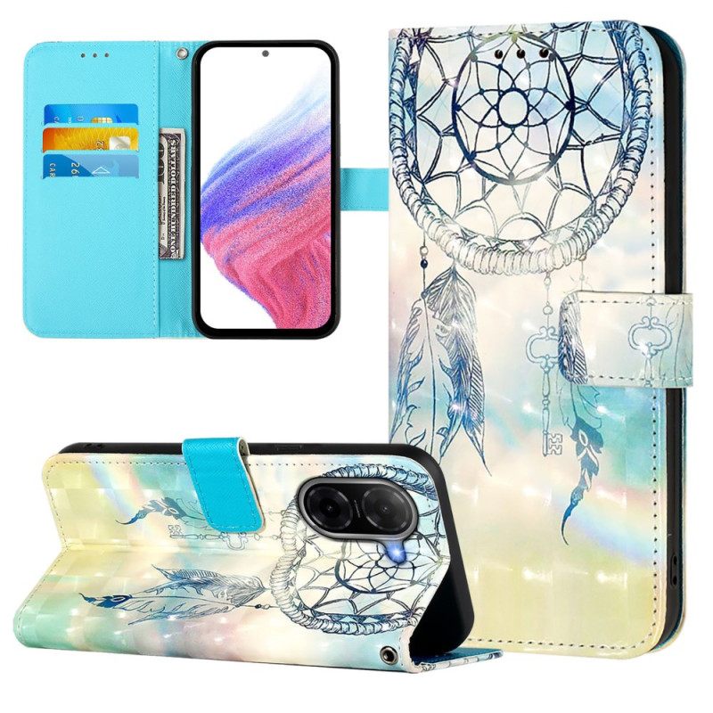 Δερματινη Θηκη Poco C71 Ονειροπαγίδα Σε Ακουαρέλα