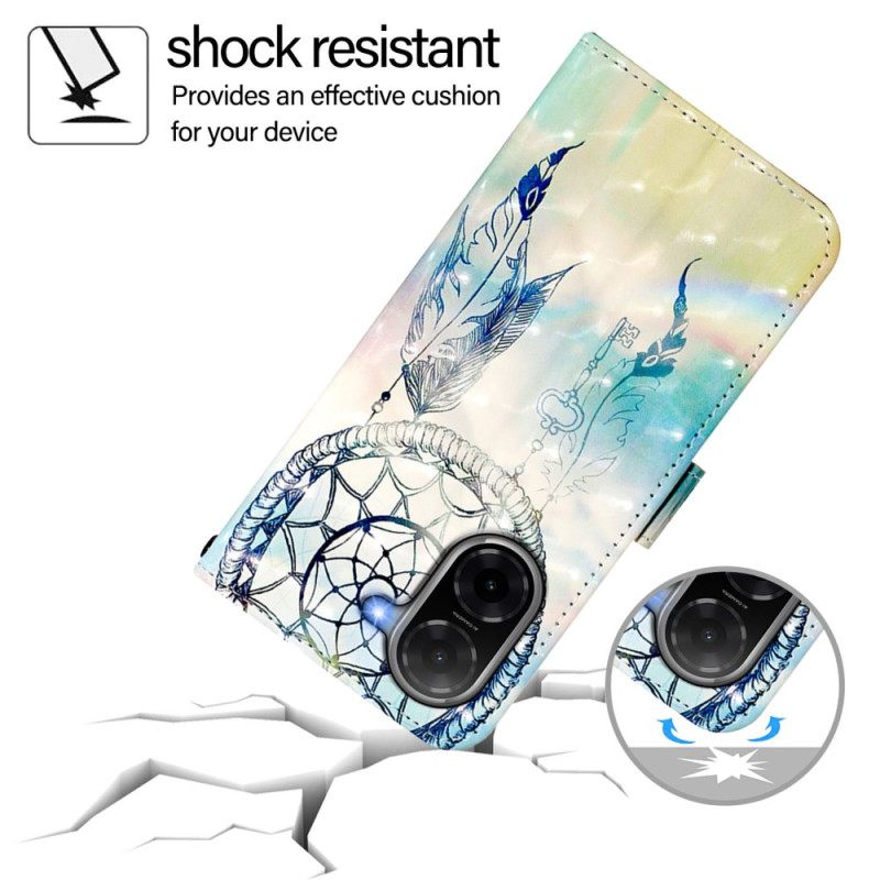 Δερματινη Θηκη Poco C71 Ονειροπαγίδα Σε Ακουαρέλα