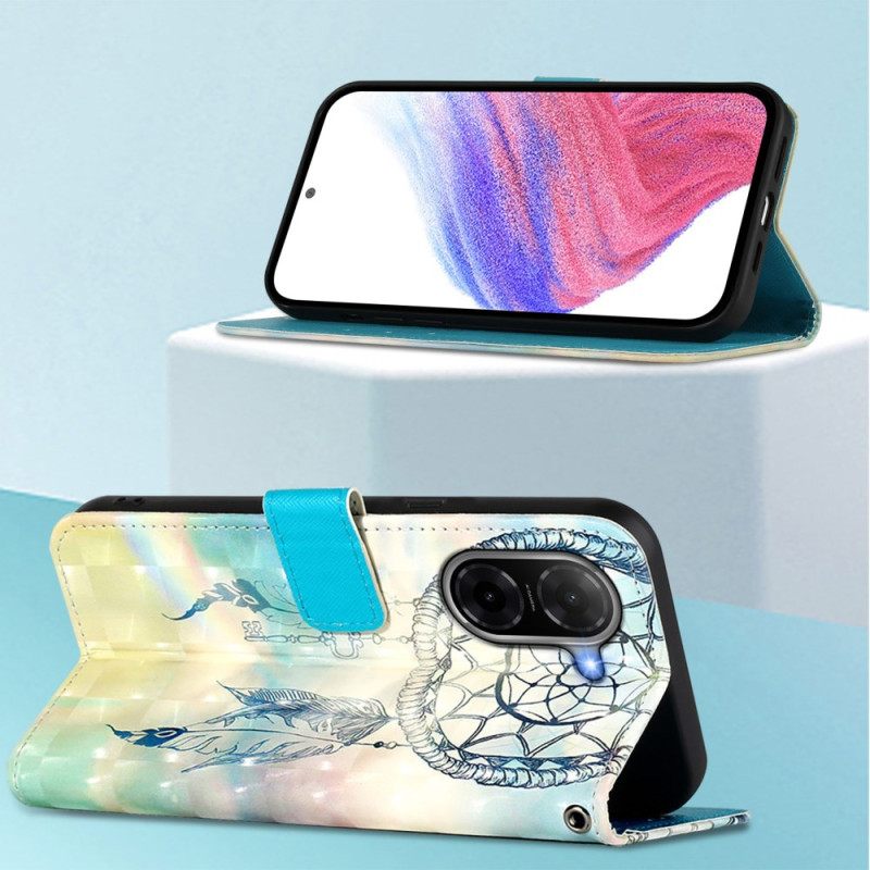 Δερματινη Θηκη Poco C71 Ονειροπαγίδα Σε Ακουαρέλα