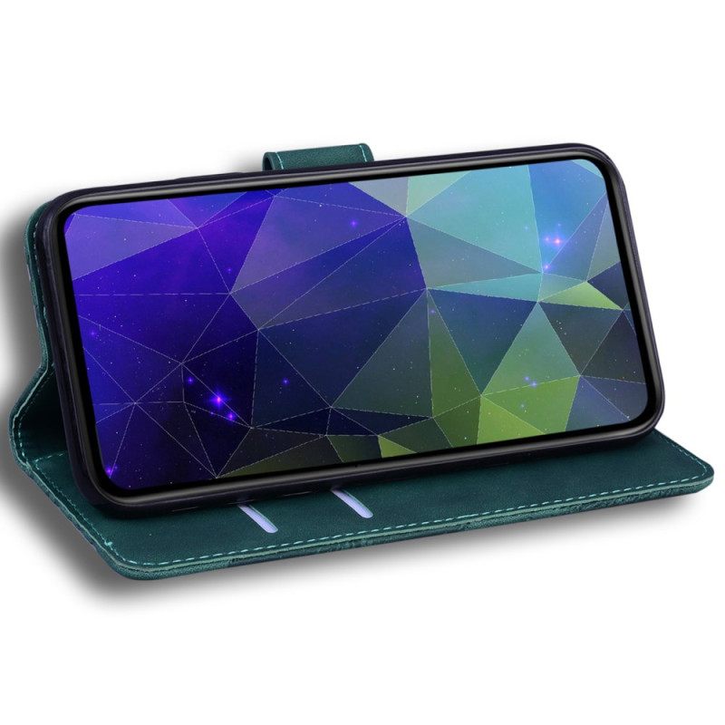 Δερματινη Θηκη Poco C71 Πεταλούδα Σιλικόνης