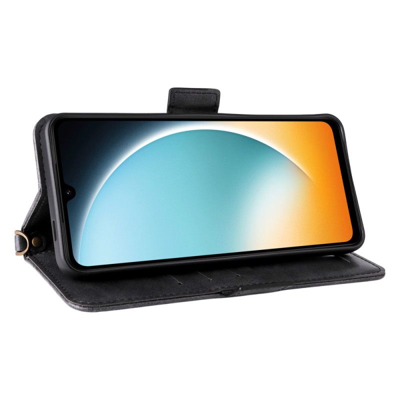 Δερματινη Θηκη Poco C71 Πορτοφόλι Ώμου Σιλικόνης