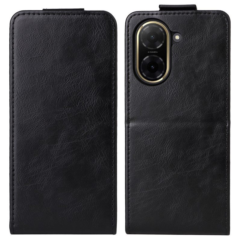 Δερματινη Θηκη Poco C71 Σχεδιασμός Με Κάθετο Πτερύγιο