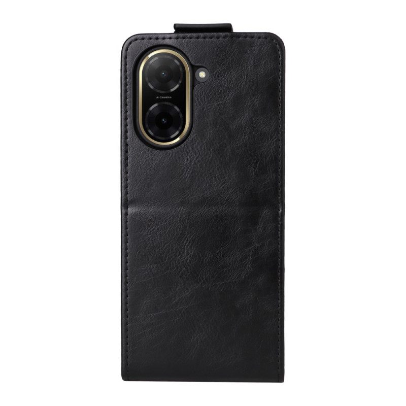 Δερματινη Θηκη Poco C71 Σχεδιασμός Με Κάθετο Πτερύγιο