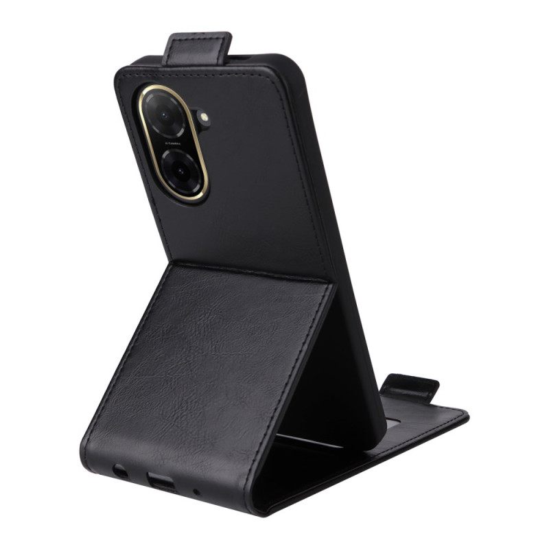 Δερματινη Θηκη Poco C71 Σχεδιασμός Με Κάθετο Πτερύγιο