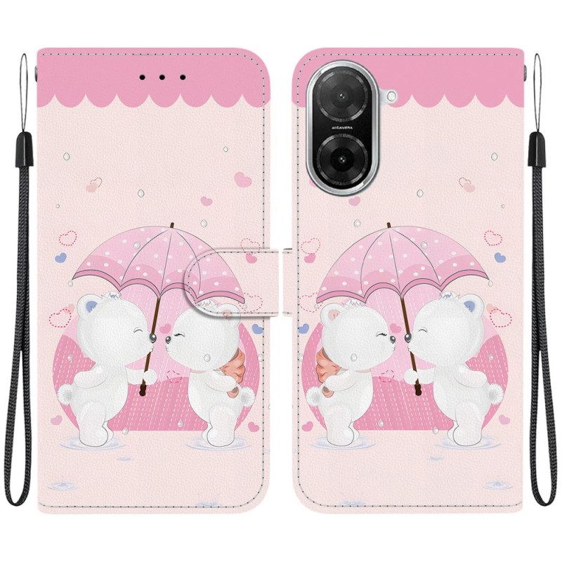 Δερματινη Θηκη Poco C71 Σχέδιο Αρκούδας