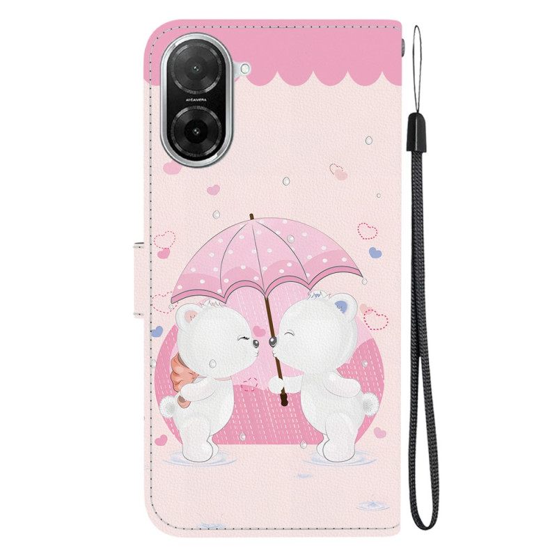 Δερματινη Θηκη Poco C71 Σχέδιο Αρκούδας