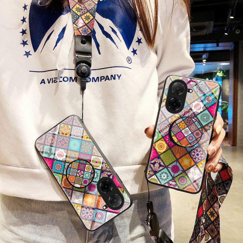 Κάλυμμα Poco C71 Βάση Και Λουράκι Patchwork