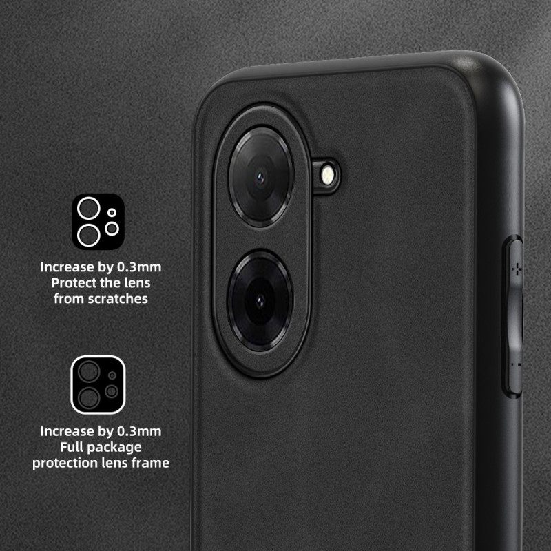 Κάλυμμα Poco C71 Δέρμα Εφέ Σιλικόνης