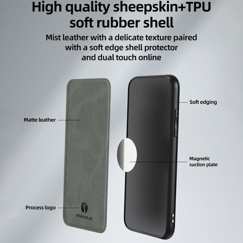 Κάλυμμα Poco C71 Δέρμα Εφέ Σιλικόνης