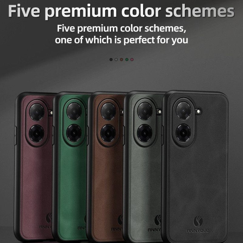 Κάλυμμα Poco C71 Δέρμα Εφέ Σιλικόνης