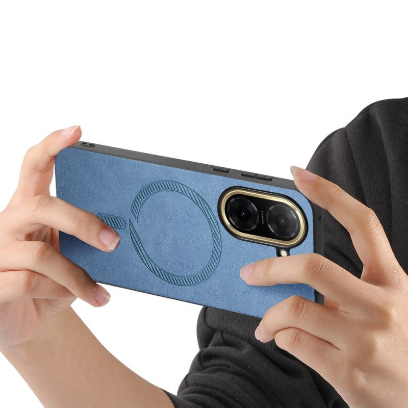 Κάλυμμα Poco C71 Δερμάτινο Εφέ Συμβατό Με Magsafe