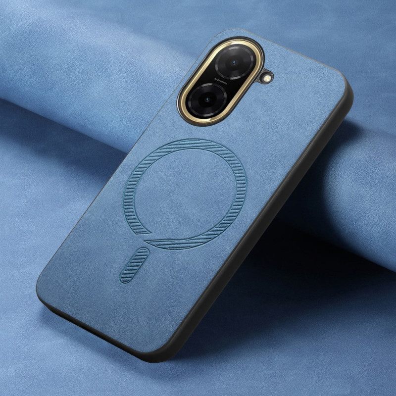 Κάλυμμα Poco C71 Δερμάτινο Εφέ Συμβατό Με Magsafe