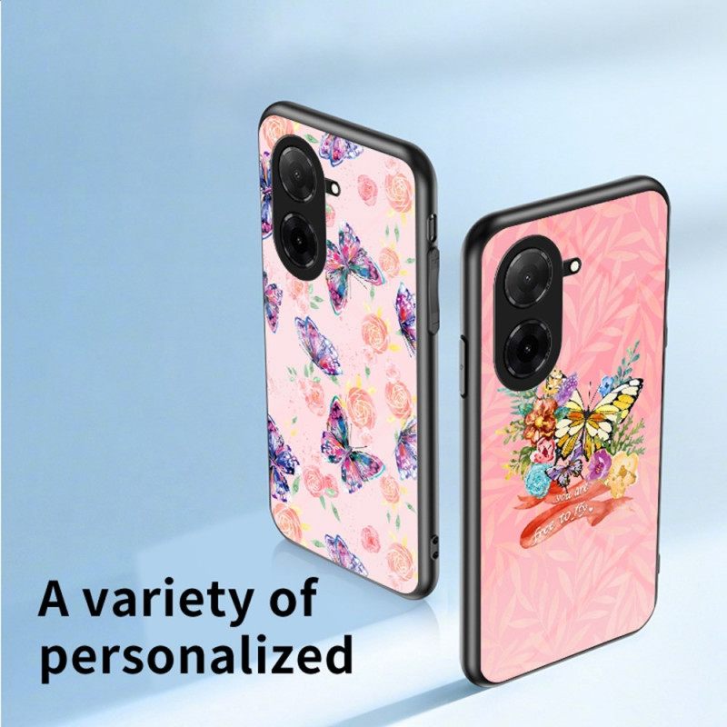 Κάλυμμα Poco C71 Γυαλί Ασφαλείας Με Πεταλούδα