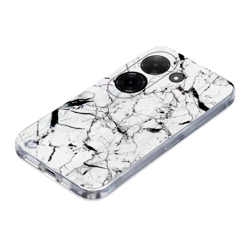 Κάλυμμα Poco C71 Μάρμαρο Σιλικόνης