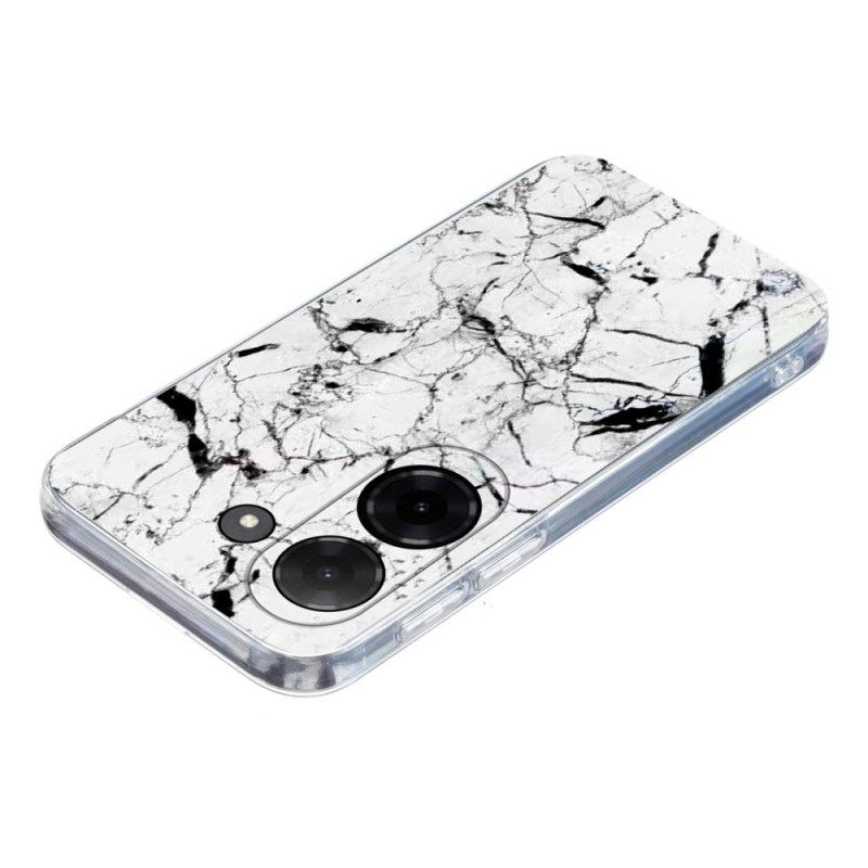 Κάλυμμα Poco C71 Μάρμαρο Σιλικόνης