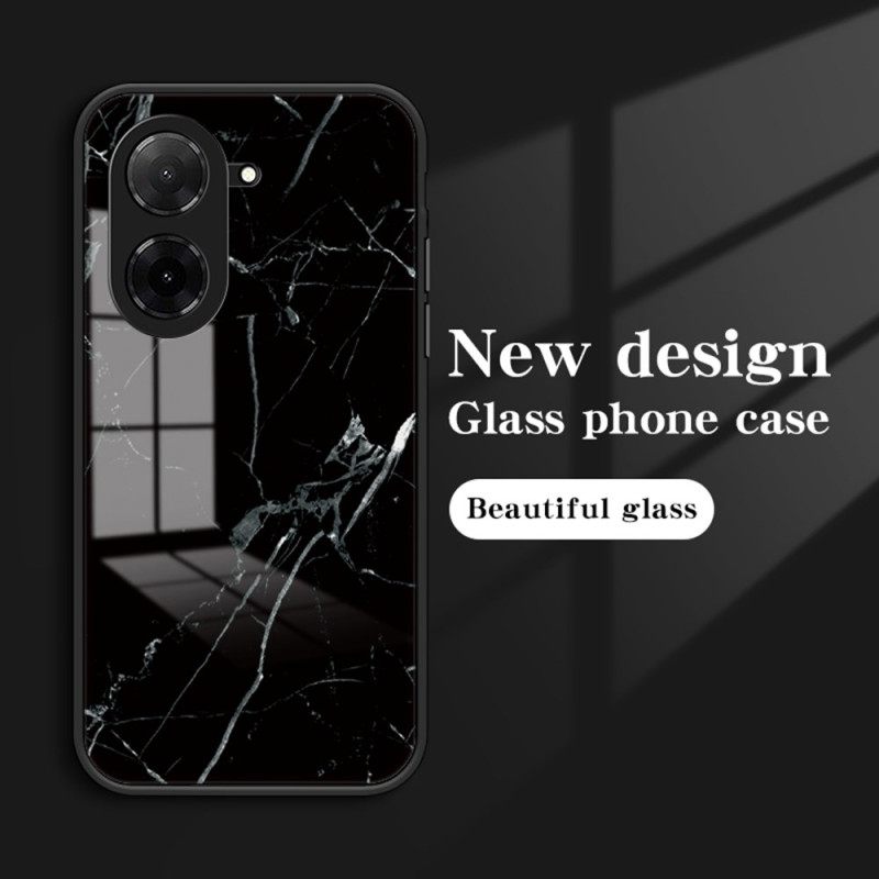 Κάλυμμα Poco C71 Μάρμαρο Σκληρυμένο Γυαλί