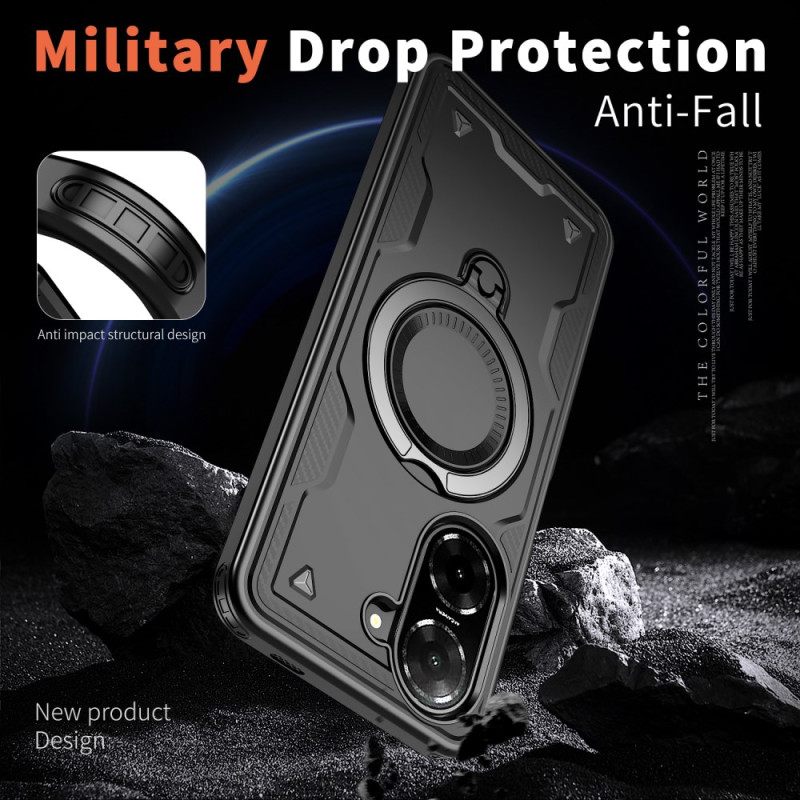 Κάλυμμα Poco C71 Συμβατό Με Magsafe Με Προστασία Και Βάση Στρατιωτικού Επιπέδου Σιλικόνης