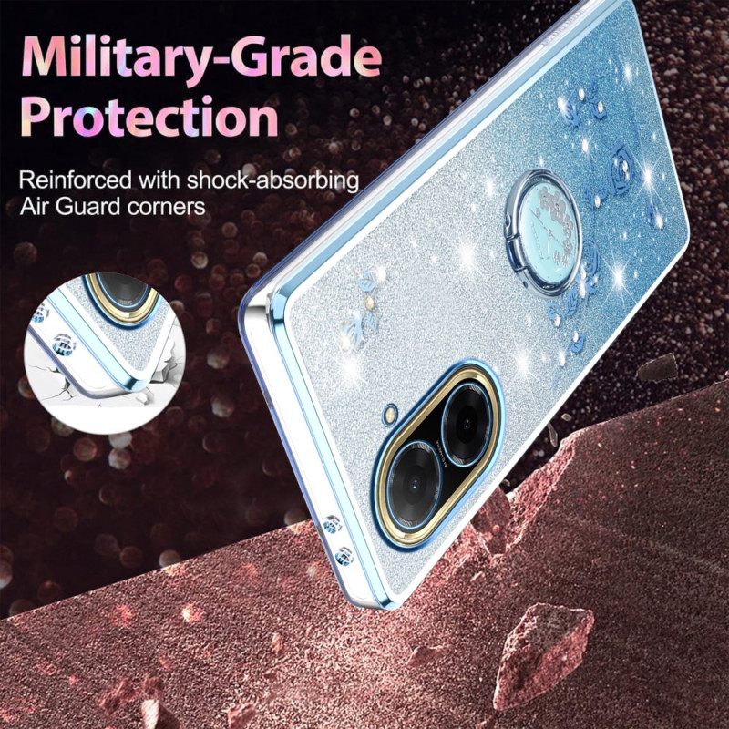 Κάλυμμα Poco C71 Θήκες Κινητών Βάση Για Δαχτυλίδια Kadem Με Στρας