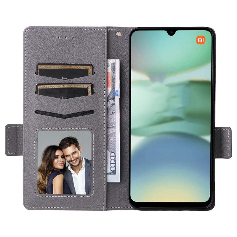 Θηκη Κινητου Poco C71 Θήκες Κινητών Κορδόνι Με Υφή Λίτσι