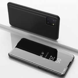 θηκη κινητου Samsung Galaxy Note 10 Lite Καθρέφτης Και Ψεύτικο Δέρμα