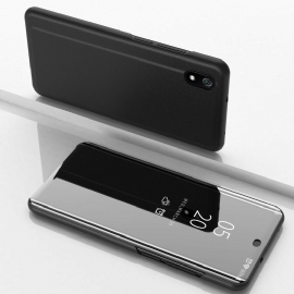 θηκη κινητου Xiaomi Redmi 7A Καθρέφτης Και Συνθετικό Δέρμα