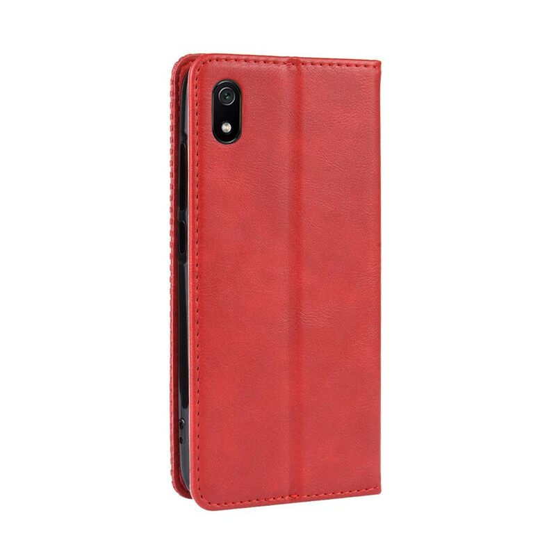 θηκη κινητου Xiaomi Redmi 7A Θήκη Flip Στυλιζαρισμένο Vintage Δερμάτινο Εφέ