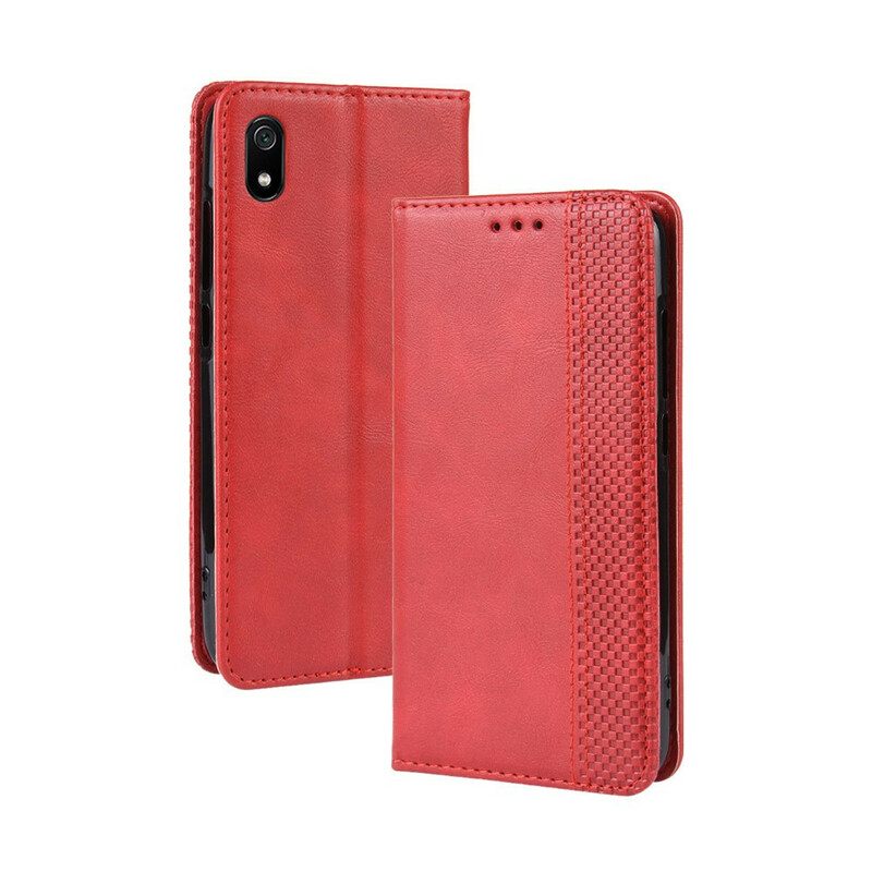 θηκη κινητου Xiaomi Redmi 7A Θήκη Flip Στυλιζαρισμένο Vintage Δερμάτινο Εφέ