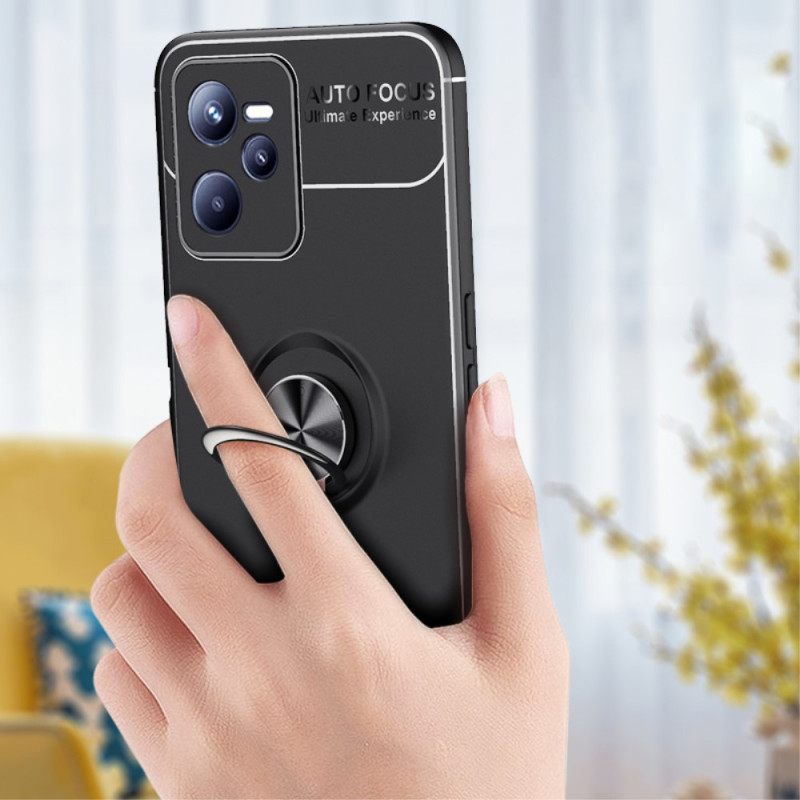 θηκη κινητου Realme C35 Auto Focus Εύκαμπτη Σιλικόνη Με Μεταλλικό Δακτύλιο