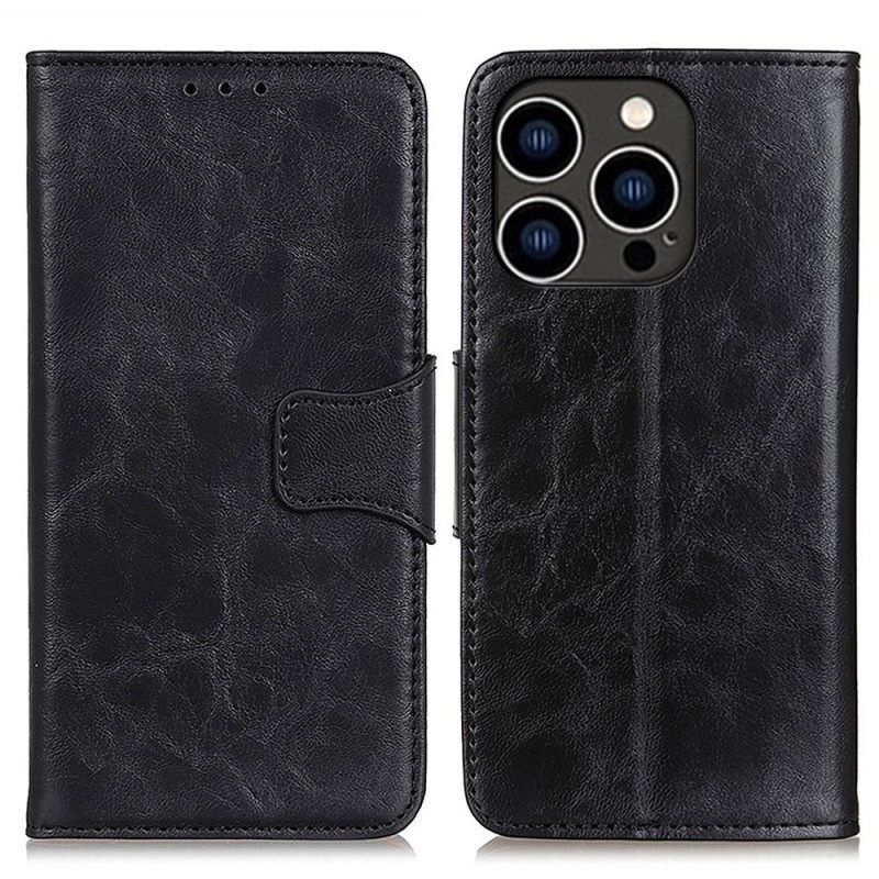 δερματινη θηκη iPhone 14 Pro Σχιστό Δέρμα