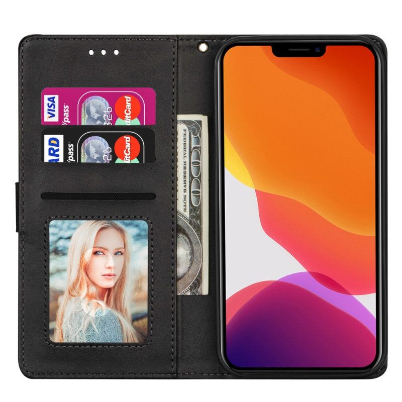 Κάλυμμα iPhone 14 Pro με κορδονι Πορτοφόλι Κερμάτων Με Κορδόνι