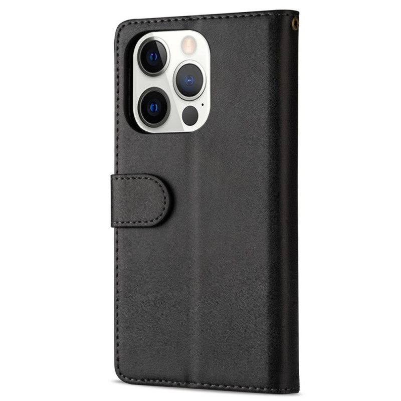 Κάλυμμα iPhone 14 Pro με κορδονι Πορτοφόλι Κερμάτων Με Κορδόνι