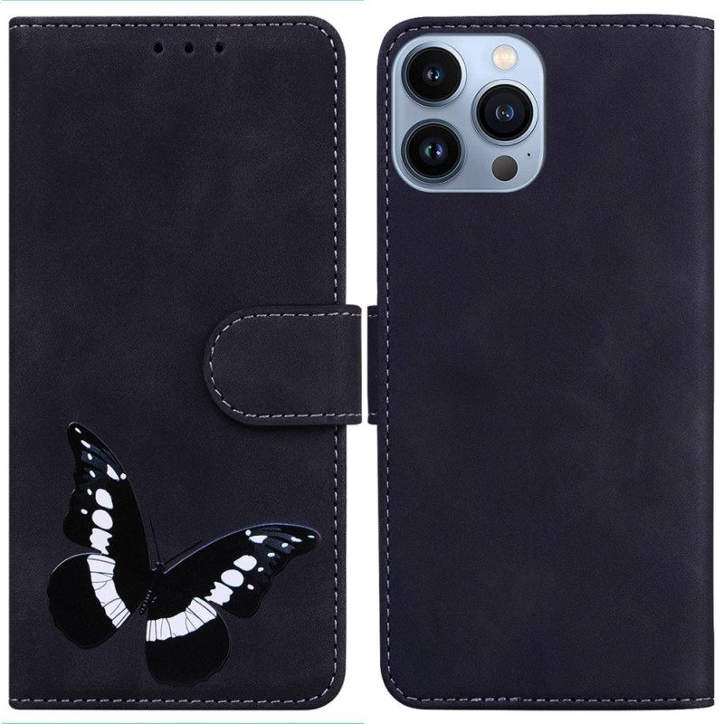 Θήκη Flip iPhone 14 Pro Butterfly Elegance