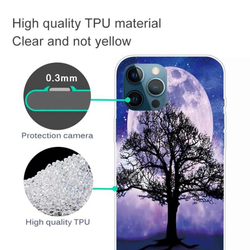Θήκη iPhone 14 Pro Δέντρο Κάτω Από Τη Σελήνη