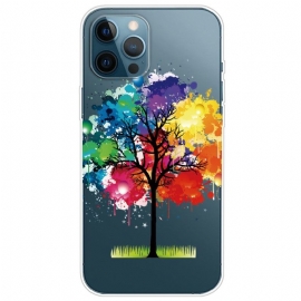Θήκη iPhone 14 Pro Διαφανές Δέντρο Ακουαρέλας