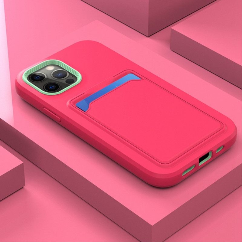 Θήκη iPhone 14 Pro Δίχρωμη Κάρτα