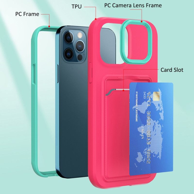 Θήκη iPhone 14 Pro Δίχρωμη Κάρτα