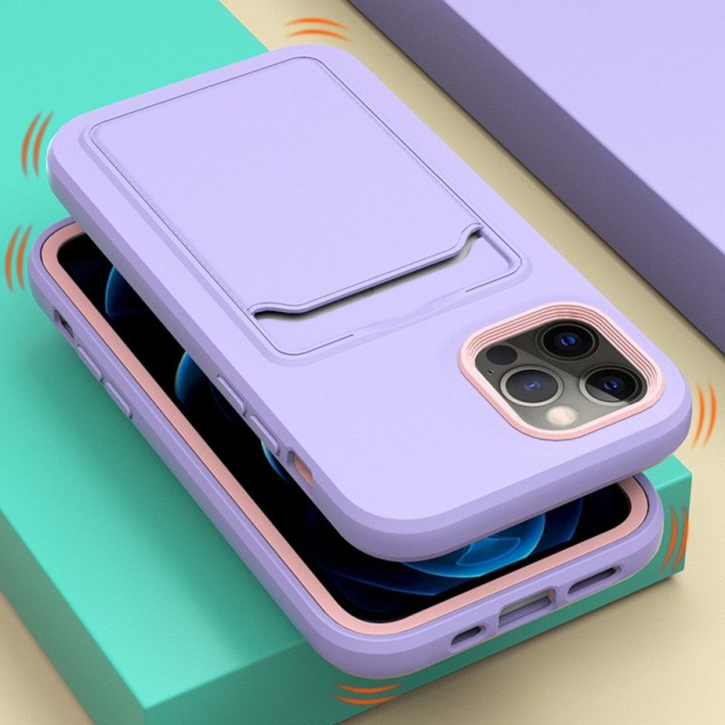 Θήκη iPhone 14 Pro Δίχρωμη Κάρτα