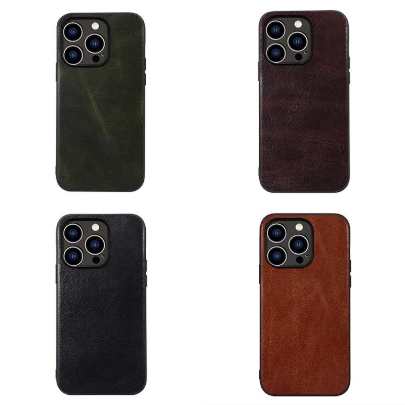 Θήκη iPhone 14 Pro Γνήσιο Δέρμα