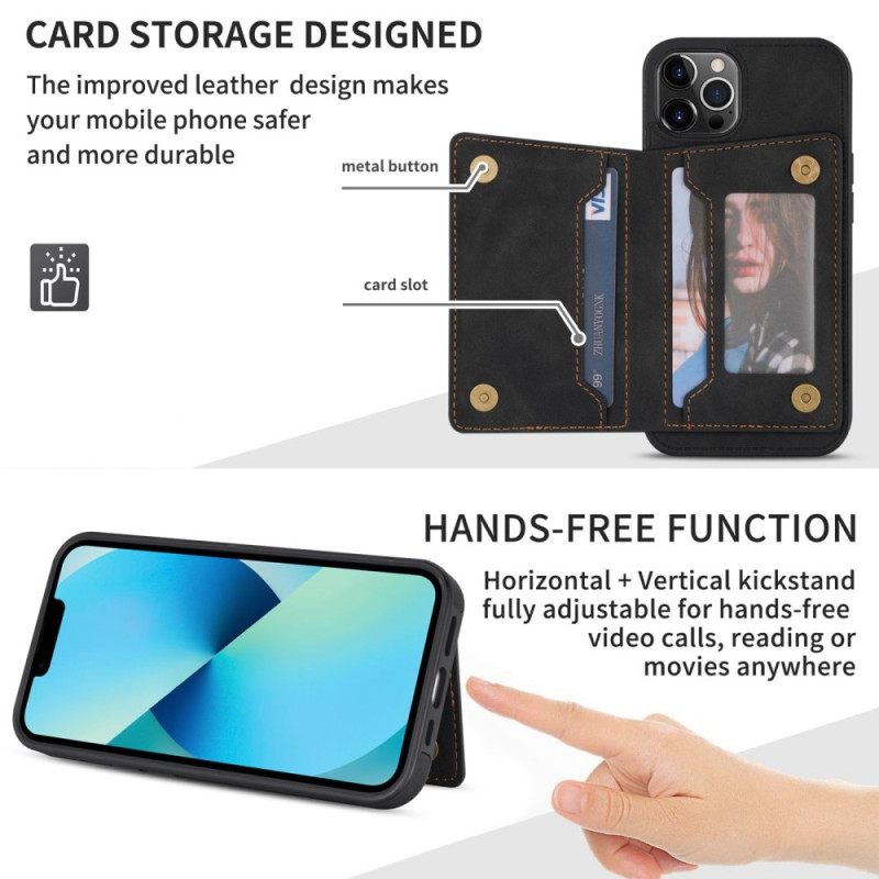 Θήκη iPhone 14 Pro Κάτοχος Κάρτας Υποστήριξης