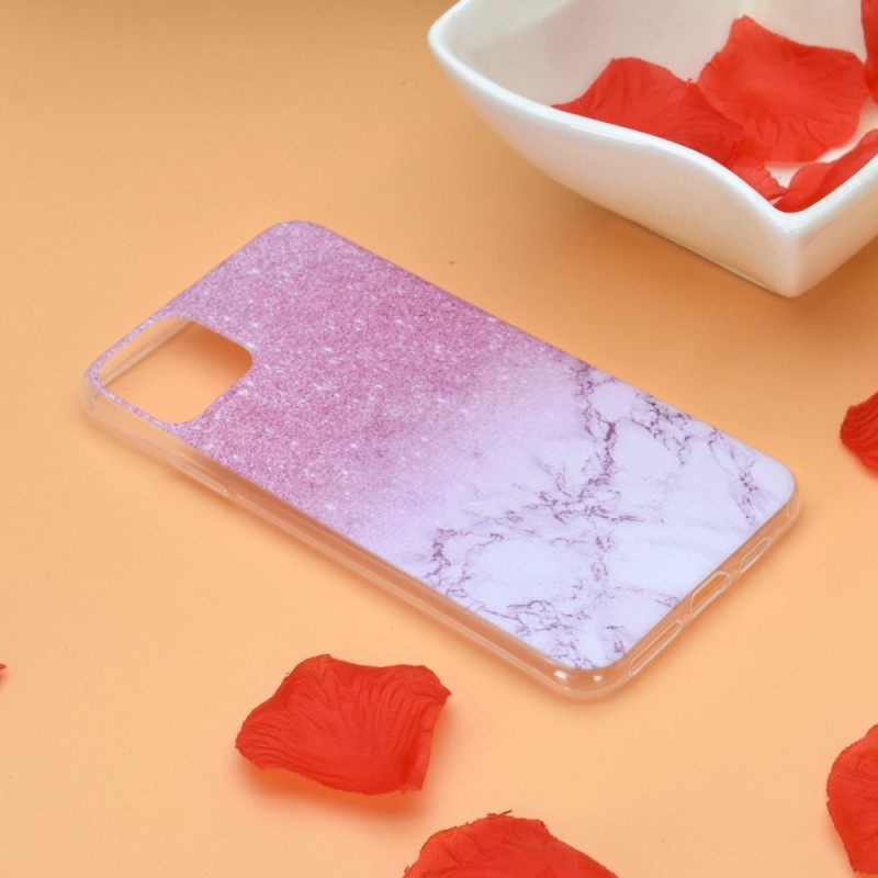 Θήκη iPhone 14 Pro Ροζ Μάρμαρο