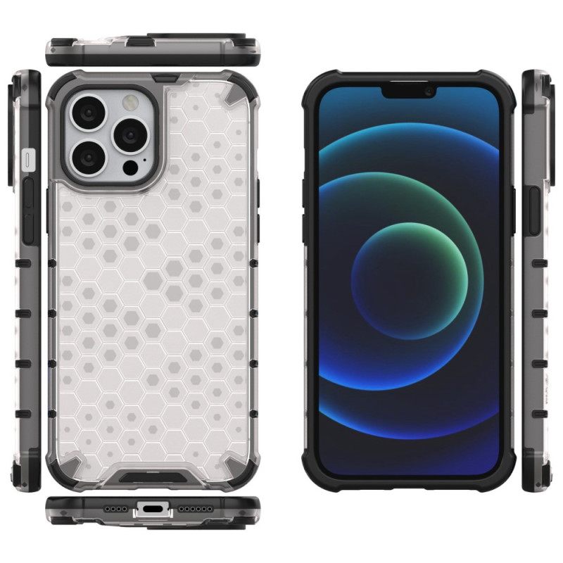 Θήκη iPhone 14 Pro Στυλ Κηρήθρας