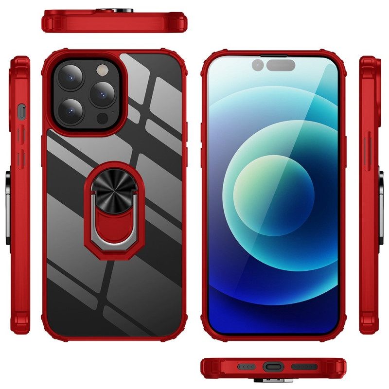 θηκη κινητου iPhone 14 Pro Διαφανές Με Ring-support