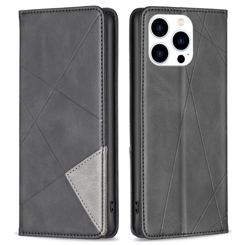 θηκη κινητου iPhone 14 Pro Θήκη Flip Γεωμετρική