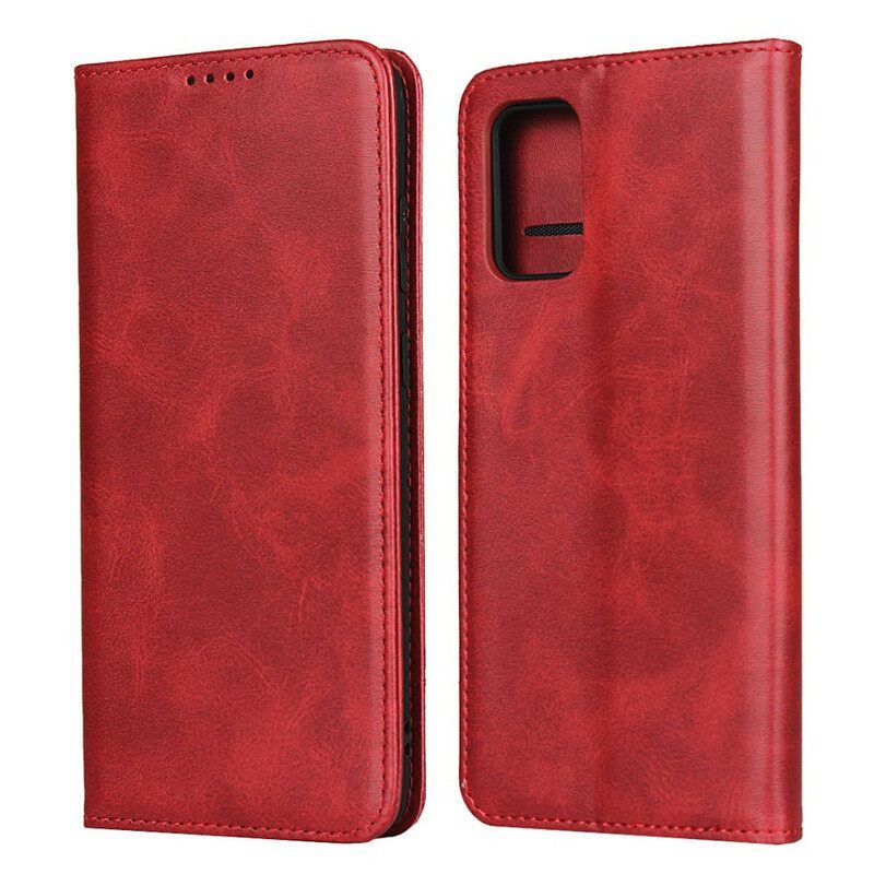 θηκη κινητου Samsung Galaxy S20 Plus / S20 Plus 5G Θήκη Flip Αληθινό Δέρμα