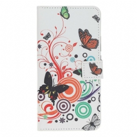 Κάλυμμα Huawei Nova 5T / Honor 20 Πεταλούδες Και Λουλούδια