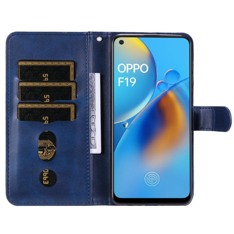Κάλυμμα Oppo A74 4G Vintage Πορτοφόλι
