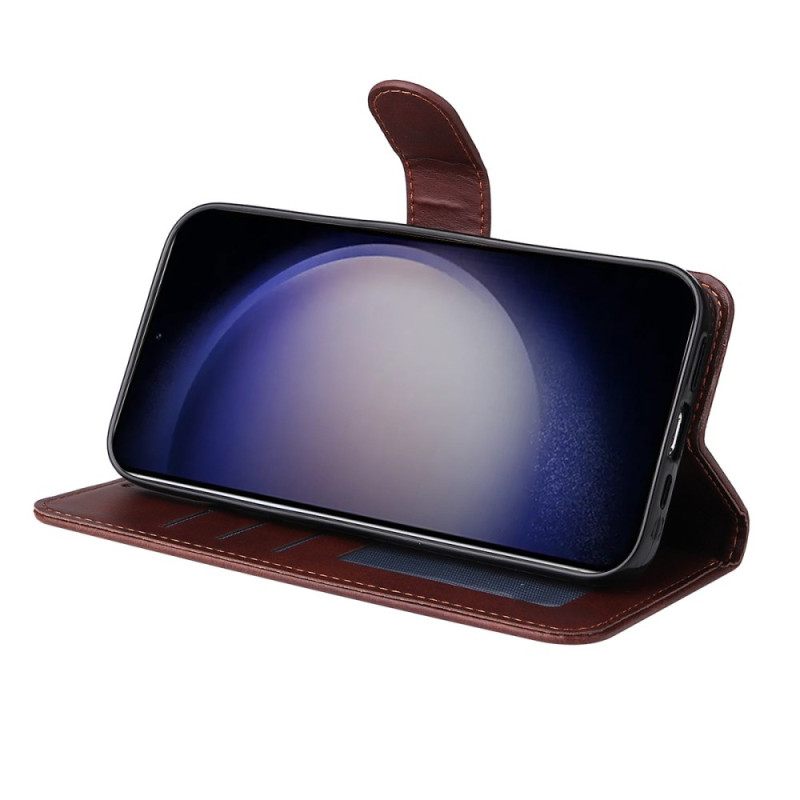 Δερματινη Θηκη Samsung Galaxy S25 5g Enkay Τεχνητό Δέρμα Με Προστατευτικό Οθόνης Από Σκληρυμένο Γυαλί