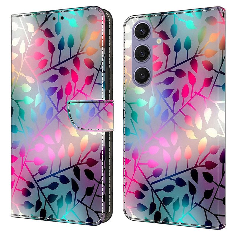 Δερματινη Θηκη Samsung Galaxy S25 5g Φύλλα Σφενδάμου