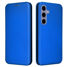 Δερματινη Θηκη Samsung Galaxy S25 5g Ίνες Άνθρακα Σιλικόνης